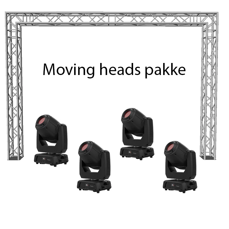 Moving Heads pakke Truss m. Moving head